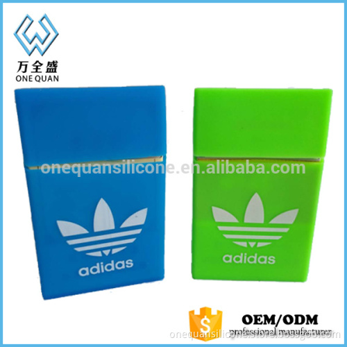 Colorful Eco-friendly Silicone Cigarette Case with Display Cigratte Box
